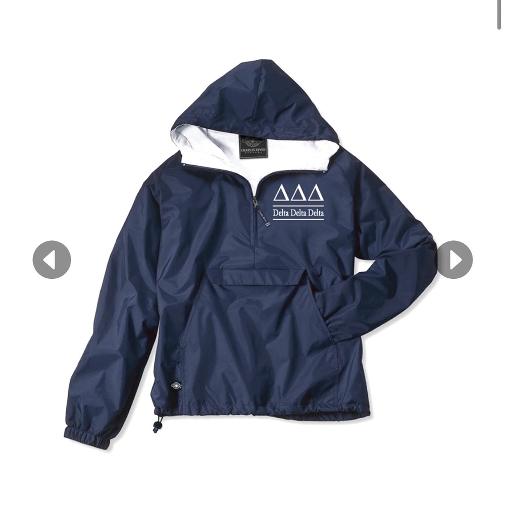 Tri Delta Raincoat/Windbreaker